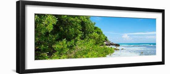 ¡Viva Mexico! Panoramic Collection - Isla Mujeres Coastline-Philippe Hugonnard-Framed Photographic Print