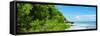 ¡Viva Mexico! Panoramic Collection - Isla Mujeres Coastline-Philippe Hugonnard-Framed Stretched Canvas