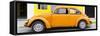 ¡Viva Mexico! Panoramic Collection - Light Orange VW Beetle Car-Philippe Hugonnard-Framed Stretched Canvas