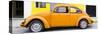 ¡Viva Mexico! Panoramic Collection - Light Orange VW Beetle Car-Philippe Hugonnard-Stretched Canvas