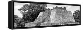 ¡Viva Mexico! Panoramic Collection - Maya Archaeological Site - Campeche II-Philippe Hugonnard-Framed Stretched Canvas