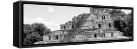 ¡Viva Mexico! Panoramic Collection - Maya Archaeological Site - Campeche V-Philippe Hugonnard-Framed Stretched Canvas