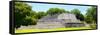 ¡Viva Mexico! Panoramic Collection - Maya Archaeological Site - Edzna II-Philippe Hugonnard-Framed Stretched Canvas