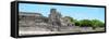 ¡Viva Mexico! Panoramic Collection - Maya Archaeological Site - Edzna III-Philippe Hugonnard-Framed Stretched Canvas