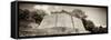 ¡Viva Mexico! Panoramic Collection - Maya Archaeological Site - Edzna VII-Philippe Hugonnard-Framed Stretched Canvas