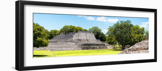¡Viva Mexico! Panoramic Collection - Maya Archaeological Site - Edzna-Philippe Hugonnard-Framed Photographic Print