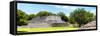 ¡Viva Mexico! Panoramic Collection - Maya Archaeological Site - Edzna-Philippe Hugonnard-Framed Stretched Canvas