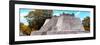 ¡Viva Mexico! Panoramic Collection - Maya Archaeological Site with Fall Colors - Campeche-Philippe Hugonnard-Framed Photographic Print