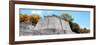 ¡Viva Mexico! Panoramic Collection - Maya Archaeological Site with Fall Colors - Edzna-Philippe Hugonnard-Framed Photographic Print