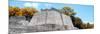 ¡Viva Mexico! Panoramic Collection - Maya Archaeological Site with Fall Colors - Edzna-Philippe Hugonnard-Mounted Photographic Print