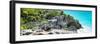 ¡Viva Mexico! Panoramic Collection - Mayan Archaeological Site with Iguana-Philippe Hugonnard-Framed Photographic Print