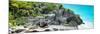 ¡Viva Mexico! Panoramic Collection - Mayan Archaeological Site with Iguana-Philippe Hugonnard-Mounted Photographic Print