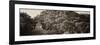 ¡Viva Mexico! Panoramic Collection - Mayan Ruins in Palenque at Sunrise-Philippe Hugonnard-Framed Photographic Print