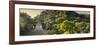 ¡Viva Mexico! Panoramic Collection - Mayan Ruins in Palenque at Sunrise-Philippe Hugonnard-Framed Photographic Print