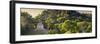 ¡Viva Mexico! Panoramic Collection - Mayan Ruins in Palenque at Sunrise-Philippe Hugonnard-Framed Photographic Print