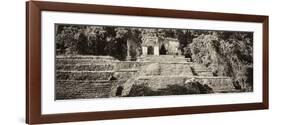 ¡Viva Mexico! Panoramic Collection - Mayan Ruins in Palenque-Philippe Hugonnard-Framed Photographic Print