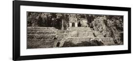 ¡Viva Mexico! Panoramic Collection - Mayan Ruins in Palenque-Philippe Hugonnard-Framed Photographic Print