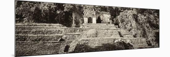 ¡Viva Mexico! Panoramic Collection - Mayan Ruins in Palenque-Philippe Hugonnard-Mounted Photographic Print
