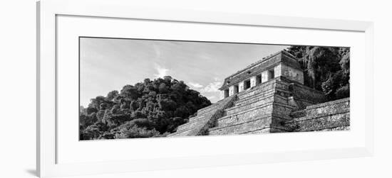 ¡Viva Mexico! Panoramic Collection - Mayan Temple of Inscriptions - Palenque II-Philippe Hugonnard-Framed Photographic Print