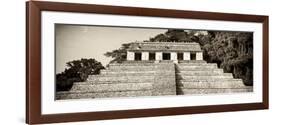 ¡Viva Mexico! Panoramic Collection - Mayan Temple of Inscriptions - Palenque IV-Philippe Hugonnard-Framed Photographic Print