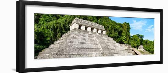 ¡Viva Mexico! Panoramic Collection - Mayan Temple of Inscriptions - Palenque VI-Philippe Hugonnard-Framed Photographic Print