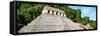 ¡Viva Mexico! Panoramic Collection - Mayan Temple of Inscriptions - Palenque VI-Philippe Hugonnard-Framed Stretched Canvas