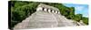 ¡Viva Mexico! Panoramic Collection - Mayan Temple of Inscriptions - Palenque VI-Philippe Hugonnard-Stretched Canvas