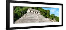 ¡Viva Mexico! Panoramic Collection - Mayan Temple of Inscriptions - Palenque VI-Philippe Hugonnard-Framed Photographic Print