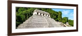 ¡Viva Mexico! Panoramic Collection - Mayan Temple of Inscriptions - Palenque VI-Philippe Hugonnard-Framed Photographic Print