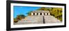 ¡Viva Mexico! Panoramic Collection - Mayan Temple of Inscriptions with Fall Colors II-Philippe Hugonnard-Framed Photographic Print