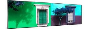 ¡Viva Mexico! Panoramic Collection - Mexican Colorful Facades I-Philippe Hugonnard-Mounted Photographic Print