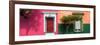 ¡Viva Mexico! Panoramic Collection - Mexican Colorful Facades II-Philippe Hugonnard-Framed Photographic Print