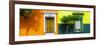 ¡Viva Mexico! Panoramic Collection - Mexican Colorful Facades IV-Philippe Hugonnard-Framed Photographic Print