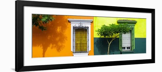 ¡Viva Mexico! Panoramic Collection - Mexican Colorful Facades IV-Philippe Hugonnard-Framed Photographic Print