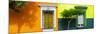 ¡Viva Mexico! Panoramic Collection - Mexican Colorful Facades IV-Philippe Hugonnard-Mounted Photographic Print