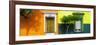 ¡Viva Mexico! Panoramic Collection - Mexican Colorful Facades IV-Philippe Hugonnard-Framed Photographic Print