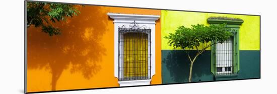 ¡Viva Mexico! Panoramic Collection - Mexican Colorful Facades IV-Philippe Hugonnard-Mounted Photographic Print