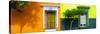 ¡Viva Mexico! Panoramic Collection - Mexican Colorful Facades IV-Philippe Hugonnard-Stretched Canvas