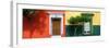 ¡Viva Mexico! Panoramic Collection - Mexican Colorful Facades-Philippe Hugonnard-Framed Photographic Print