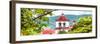 ¡Viva Mexico! Panoramic Collection - Mexican Red and White Church-Philippe Hugonnard-Framed Photographic Print
