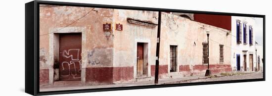 ¡Viva Mexico! Panoramic Collection - Mexican Street III-Philippe Hugonnard-Framed Stretched Canvas
