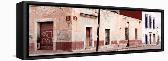 ¡Viva Mexico! Panoramic Collection - Mexican Street III-Philippe Hugonnard-Framed Stretched Canvas