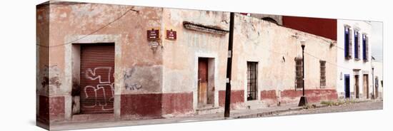 ¡Viva Mexico! Panoramic Collection - Mexican Street III-Philippe Hugonnard-Stretched Canvas