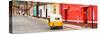 ¡Viva Mexico! Panoramic Collection - Mexican Street Scene with Tuk Tuk III-Philippe Hugonnard-Stretched Canvas