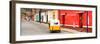 ¡Viva Mexico! Panoramic Collection - Mexican Street Scene with Tuk Tuk III-Philippe Hugonnard-Framed Premium Photographic Print