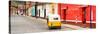 ¡Viva Mexico! Panoramic Collection - Mexican Street Scene with Tuk Tuk III-Philippe Hugonnard-Stretched Canvas