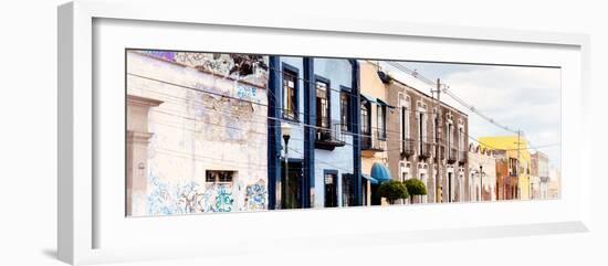 ¡Viva Mexico! Panoramic Collection - Mexican Street VI-Philippe Hugonnard-Framed Photographic Print