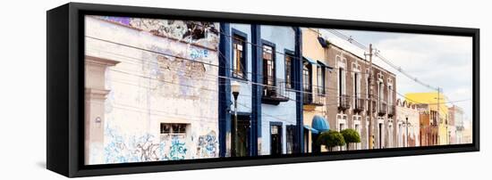 ¡Viva Mexico! Panoramic Collection - Mexican Street VI-Philippe Hugonnard-Framed Stretched Canvas