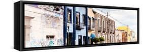 ¡Viva Mexico! Panoramic Collection - Mexican Street VI-Philippe Hugonnard-Framed Stretched Canvas