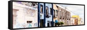 ¡Viva Mexico! Panoramic Collection - Mexican Street VI-Philippe Hugonnard-Framed Stretched Canvas